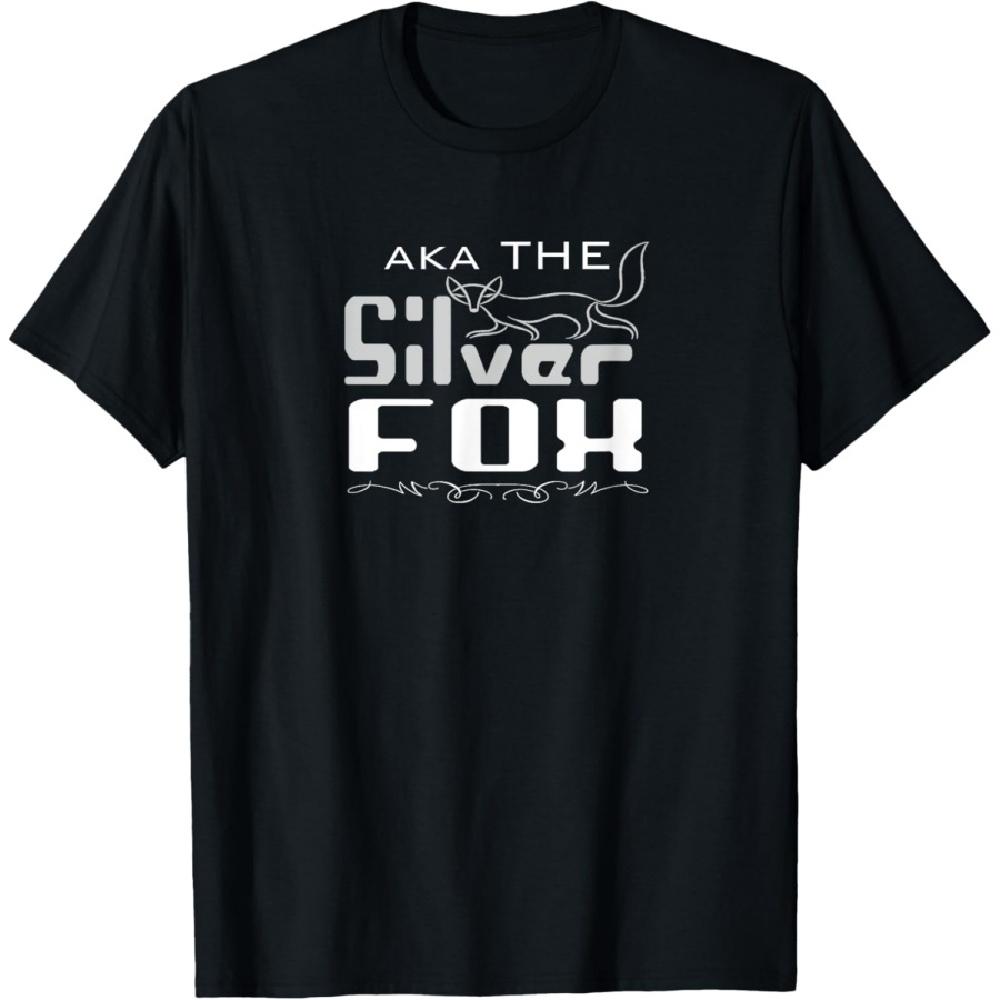 

aka The Silver Fox For Seniors & Boomers T-Shirt XXXXXL чёрный