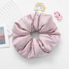 Silk Hair Tie Women 9.5cm Wide Satin Scrunchie With Soft Filling High Elasticity Handmade