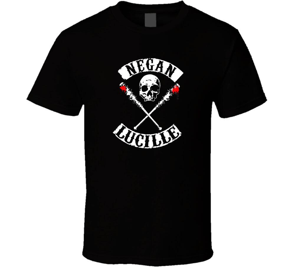 walking dead zombie Lucille Bat logo 2 T-Shirt tee Unisex S