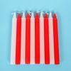 Tapered Candles Natural Long Burning Candles 10X Survival Supplies Short Taper Candles Household for Wedding Blessing