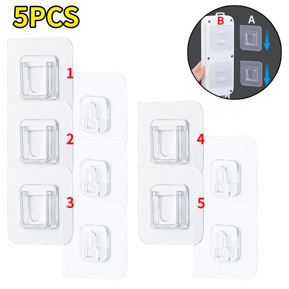 

50PCS/30PCS/20PCS/10PCS/5PCS - Non drilling adhesive hook multifunctional auxiliary hook - suitable for glass windows, home kitc
