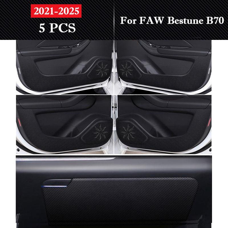 Per FAW Bestune B70 2026-2026 Adesivo Protettivo Anti Calcio per Portiera Auto Pellicola Resistente ai Graffi in Fibra di Carbonio Accessori Interni