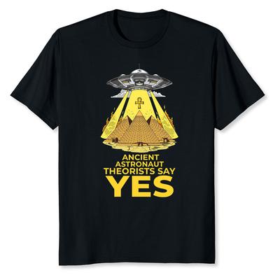 NEW LIMITED Ancient Astronaut Theorists Say Yes Pyramid T-Shirt Unisex T-Shirt