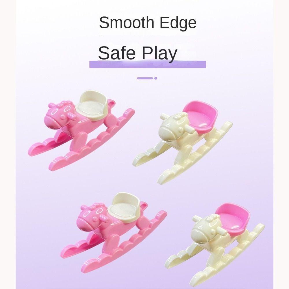 Süßes Puppenhaus Miniaturmöbel Wiege Mode Spielzeug für Mädchen Geschenk Schlafzimmerzubehör Mädchen