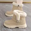 Women's Thick-Soled Non-Slip Winter Snow Boots with Plush Velvet Lining