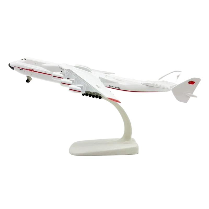 

1/400 Металлическая копия модели самолета Советский Союз АНТОНОВ Ан225 Авиалинии 20СМ Модели самолетов Симуляция с шасси Авиати белый/красный