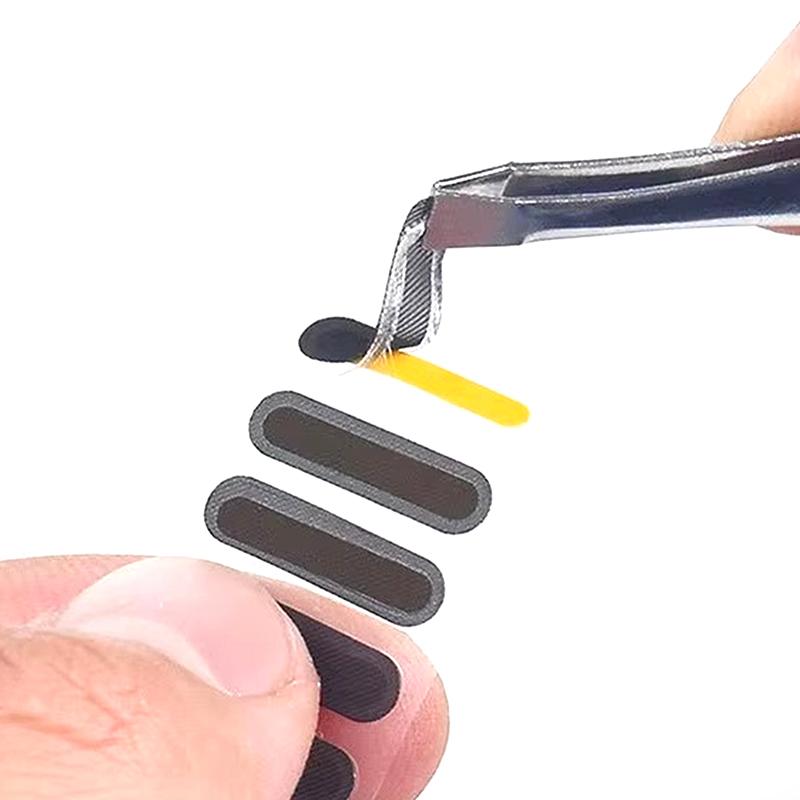100Pcs Universal Phone Tablet Speaker Earpiece Net Anti Dust Proof Mesh Sticker Waterproof Earpiece Sticker Speaker Mesh