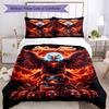 3PC Custom Name Eagle Power Symbol Bedding Set Printed  Bedding Set Duvet Cover Closure Includes 1 Duvet Cover & 60 Pillowcases for Bedroom