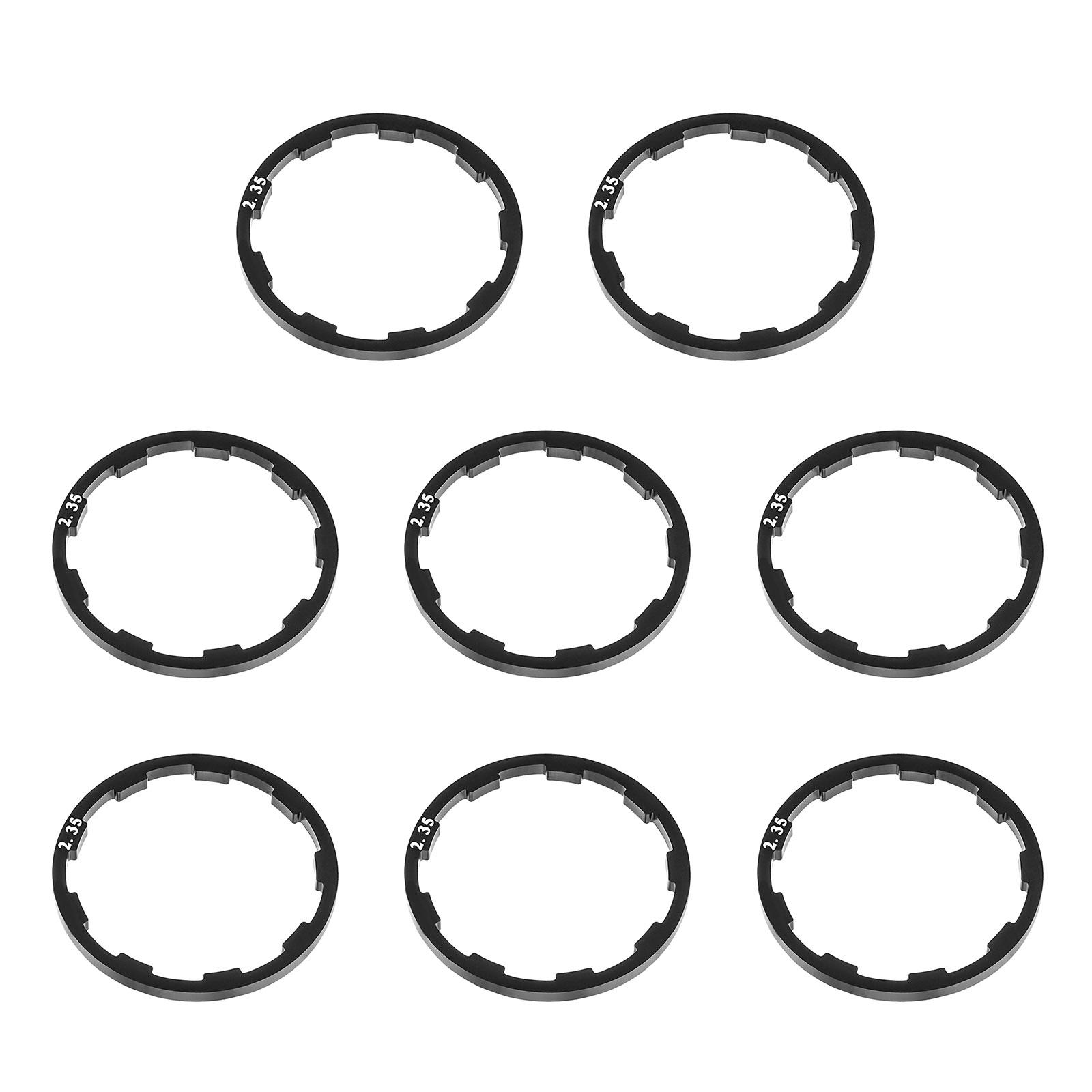 

8 шт. алюминиевые сплавы велосипеды кареточный узел шайба велосипедные кассеты проставки маховики втулки проставки для горного велосипеда F