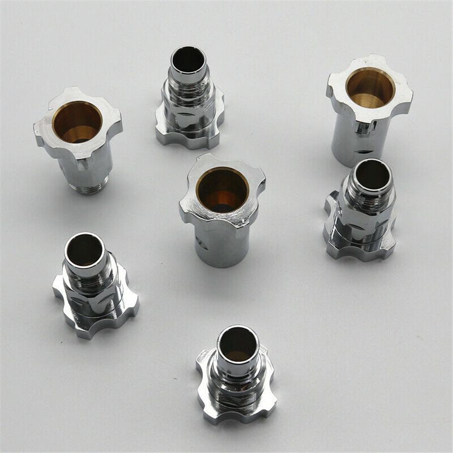 Spray Gun Connector Adapter Spray Gun Cup Adapter Pot Joints 16X1.5 External for Spray Gun Disposable Measuring Cup Copper