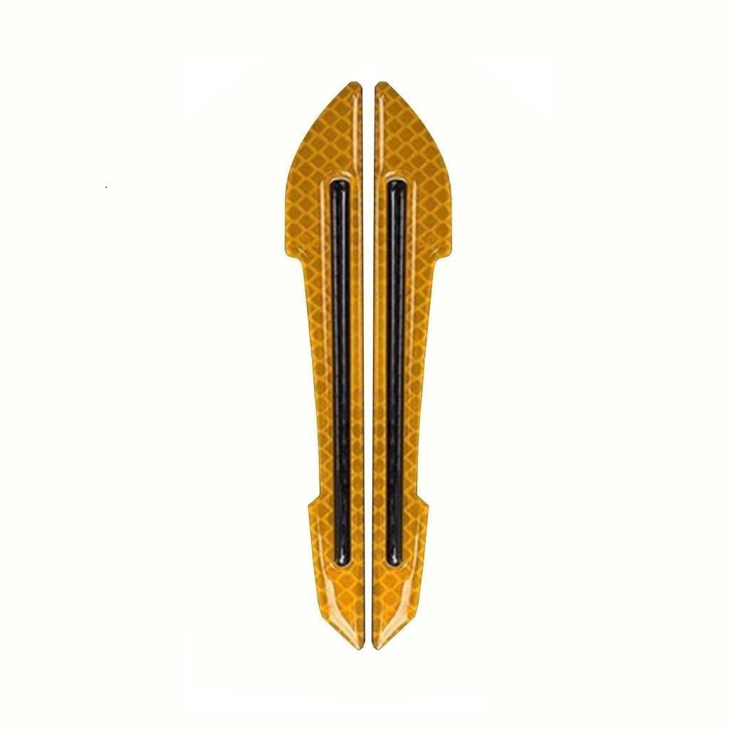 2Pcs Anti-collision Car Door Handle Reflective Stickers