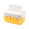 Cream Style Paper Towel Holder Plastic Napkin Storage Case Nordic Paper Towel Dispenser  Household