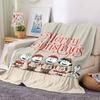 Peanuts Christmas Celebration Blanket Soft Throw Blanket For Home Bedroom Bed Sofa Travel Office Solid Christmas Blanket