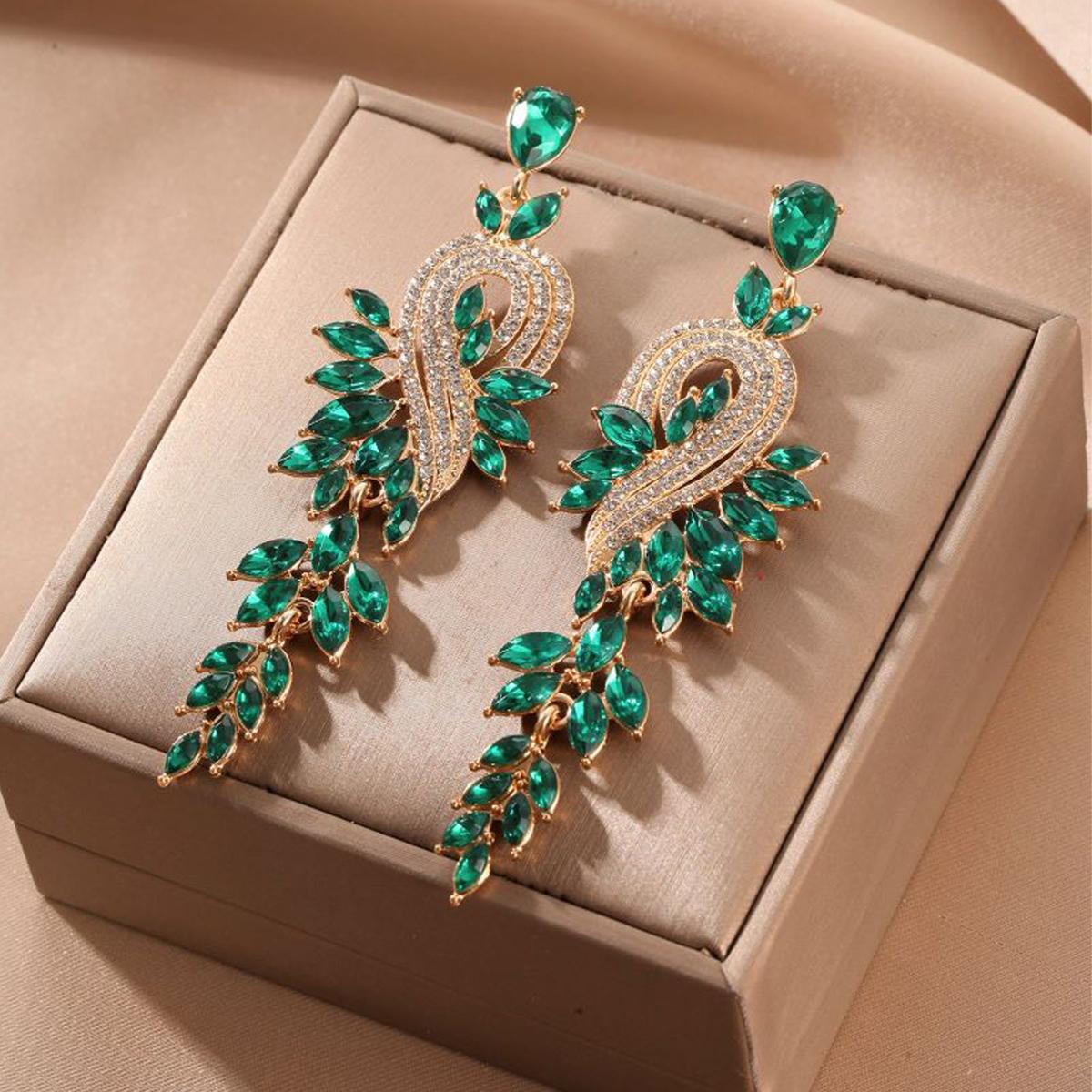 

2 шт. Женских модных длинных сережек-листьев с кисточками, для путешествий на свежем воздухе, карнавала, вечеринки, праздничных подарков -801098