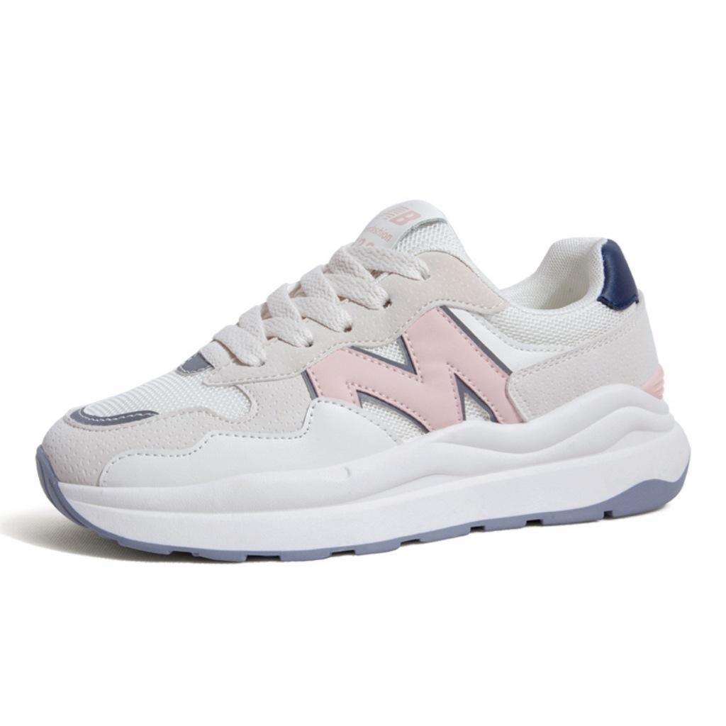 Niche Platform Leisure Sports Dad Shoes Women's Ins Tide 2025 New Mesh Breathable Versatile Little White Forrest Gump Shoes