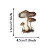 50pcs Retro Forest Mushroom Butterfly Graffiti Sticker Stationery Helmet Guitar Diary Water Bottle Decals