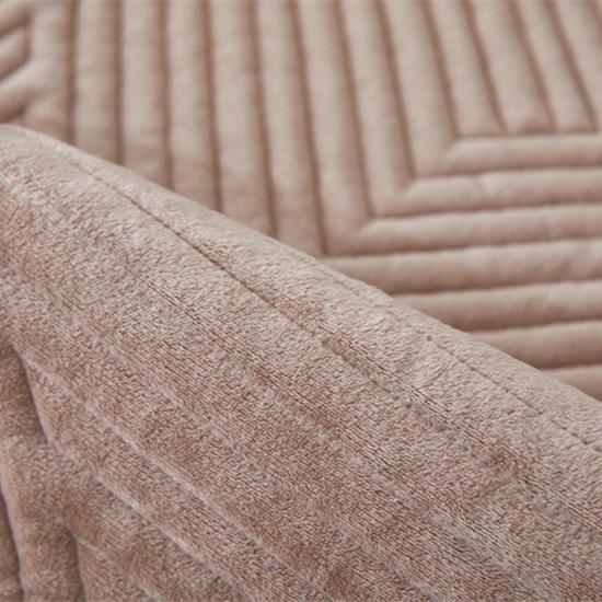 About Wind Solid Color Quilted Plush Sofa Cushion Autumn and Winter Models Universal Non-slip All-inclusive Backrest Cushion