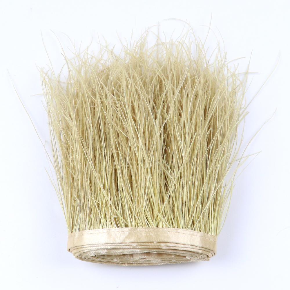 

13-18Cm Natural Peacock Feathers Fringe Trim Dyeing Peacock Plumes Wedding Dress Decorative Feather For Diy Crafts Custom 1M золотистый