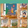 Eleganter Klettvorhang Fenster Für Heim Schlafzimmer Dekor Weiches Und Atmungsaktives Polyester