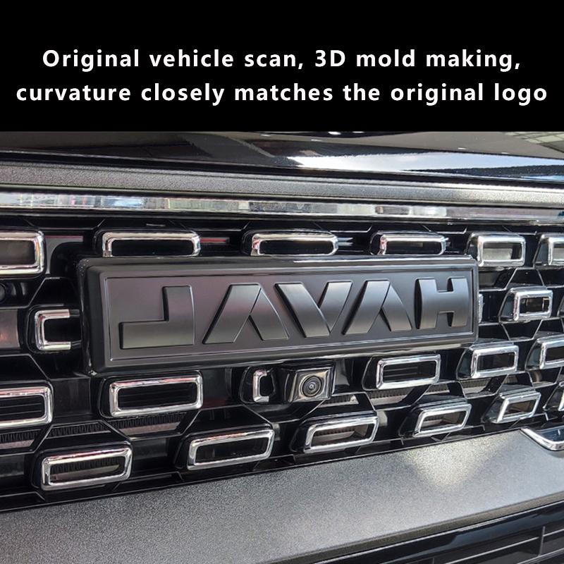 For Haval Emblem ABS Logo Badge Sticker For GWM Haval Dargo Jolion H3 H7 F7\F7X H6 PHEV H5 Front Rear Grille Hood Body Decal