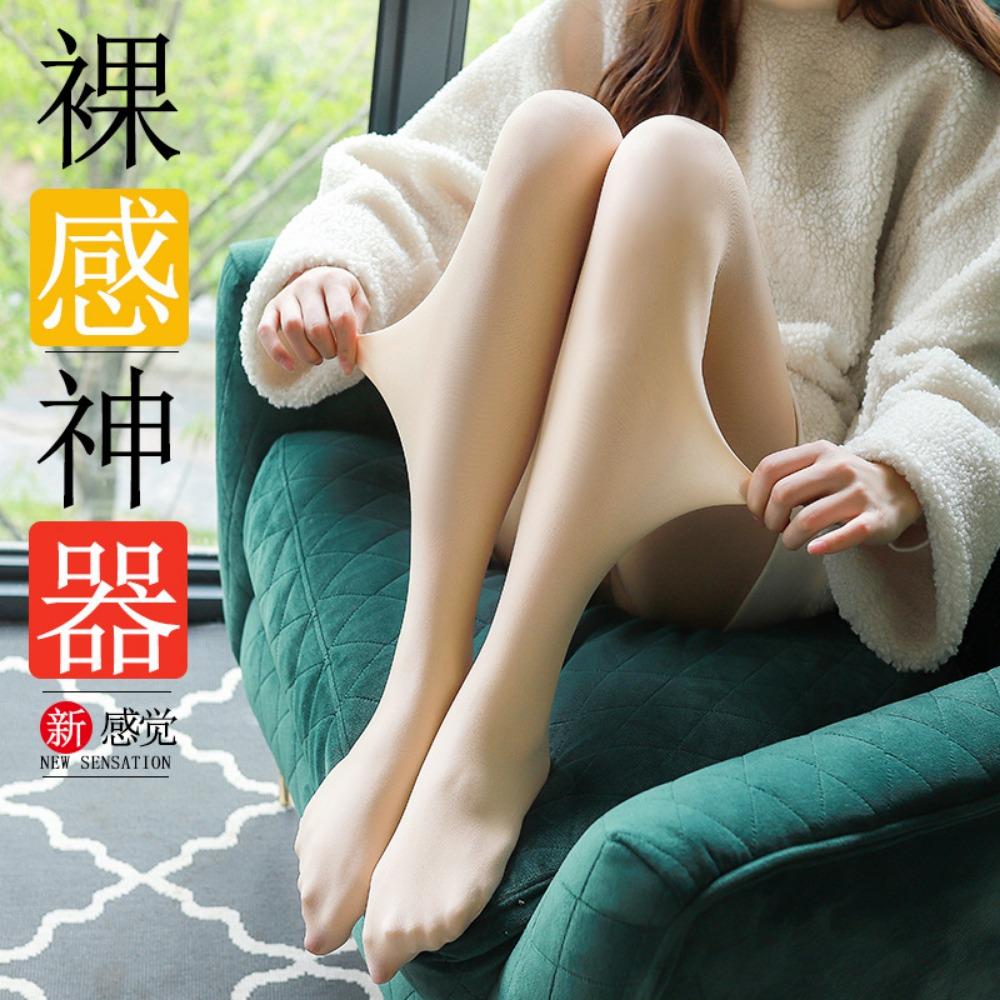 Velvet Stockings Leggings Spring and Autumn Non-silk Sexy Plus-file Onesie Women's Thin Pantyhose Elastic Black Silk