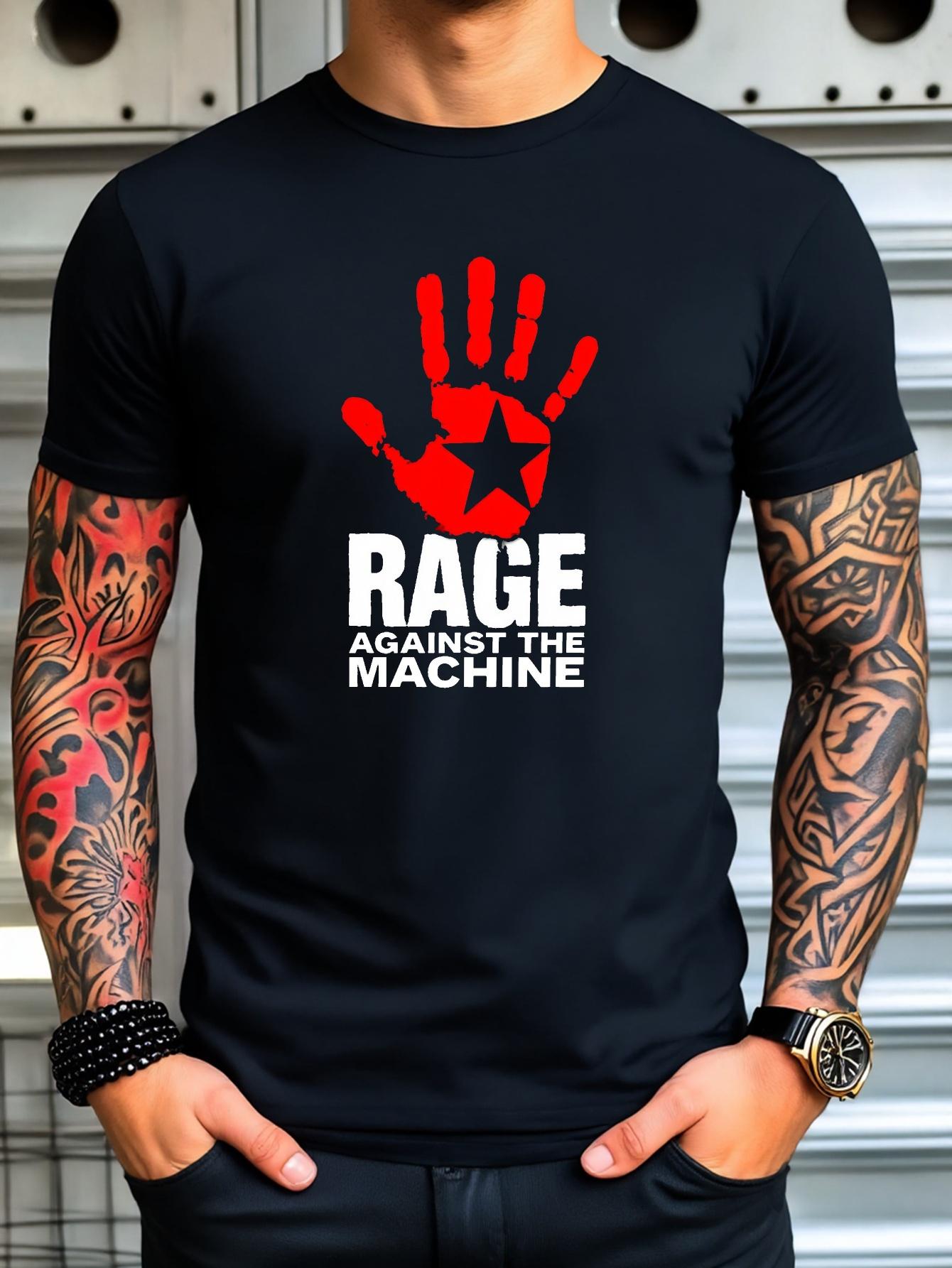 RAGE AGAIN Graphic T-shirt - Cotton Blend XL