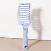 Curling brush - ergonomic handle, hollow design, durable rubber bristles, suitable for all types of hair
