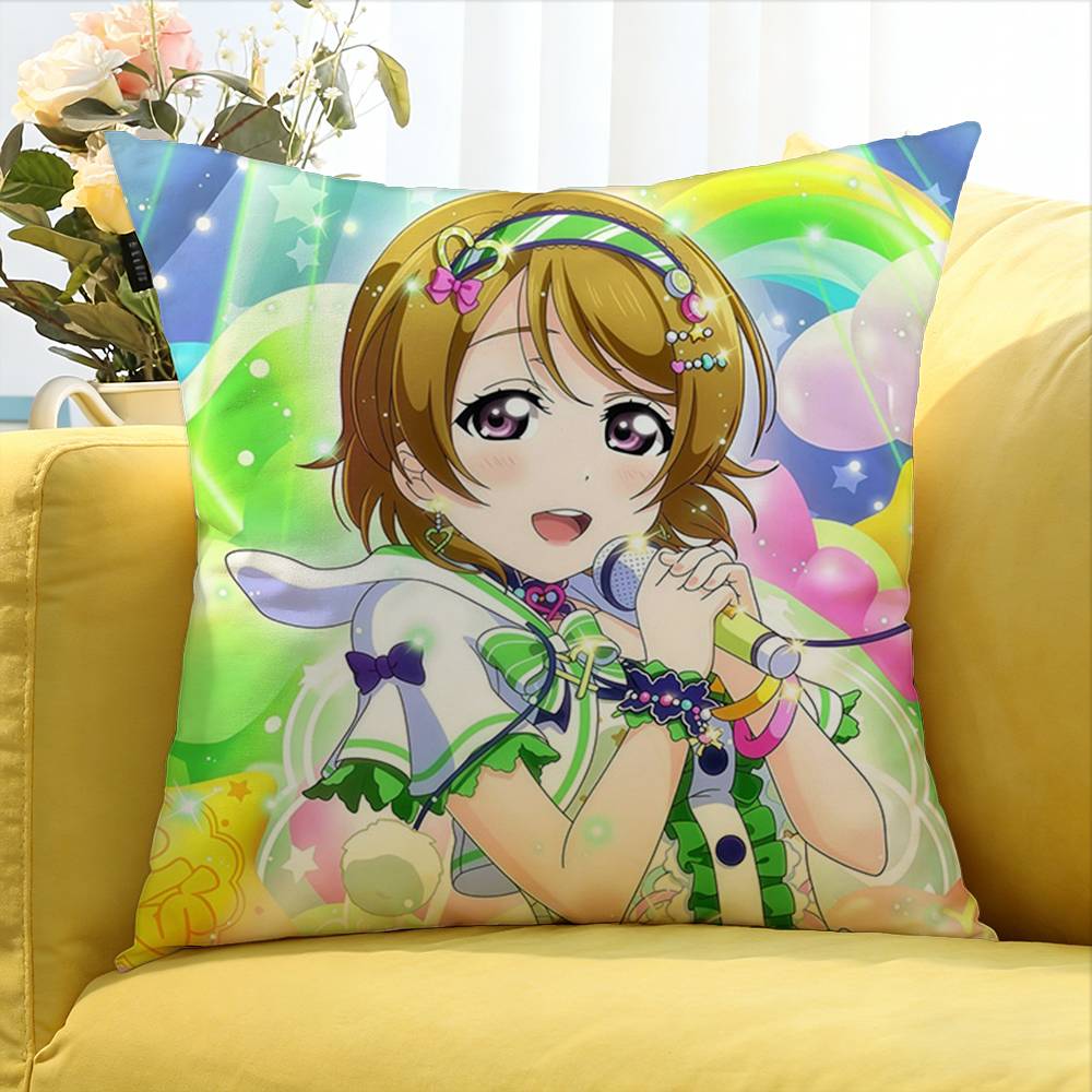 pc Love Live Animated Series World Various Sizes Square Pillow Case For Car Home Bedchamber Decor