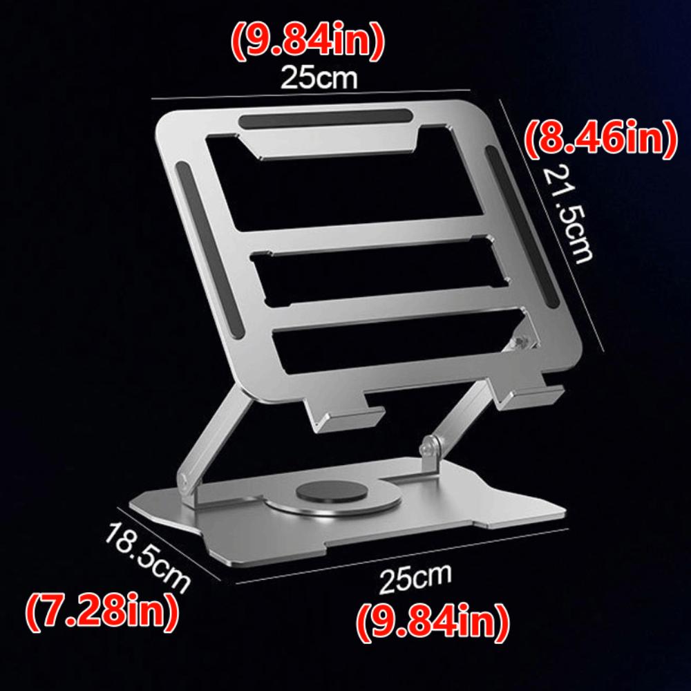 Heat Dissipation Rotatable Tablet Stand 360° Rotation Laptop Metal Bracket Laptop Holder  Tablet