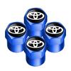 4Pcs/set Alloy Car Tire Valve Stem Air Caps Anti-theft Airtight Cover For Toyota Camry Yaris Hilux Prius Avensis Auris Corolla