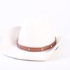 Popolare cappello da cowboy western classico in camoscio europeo e americano, cappello a tesa larga moda uomo e donna per l'ombra