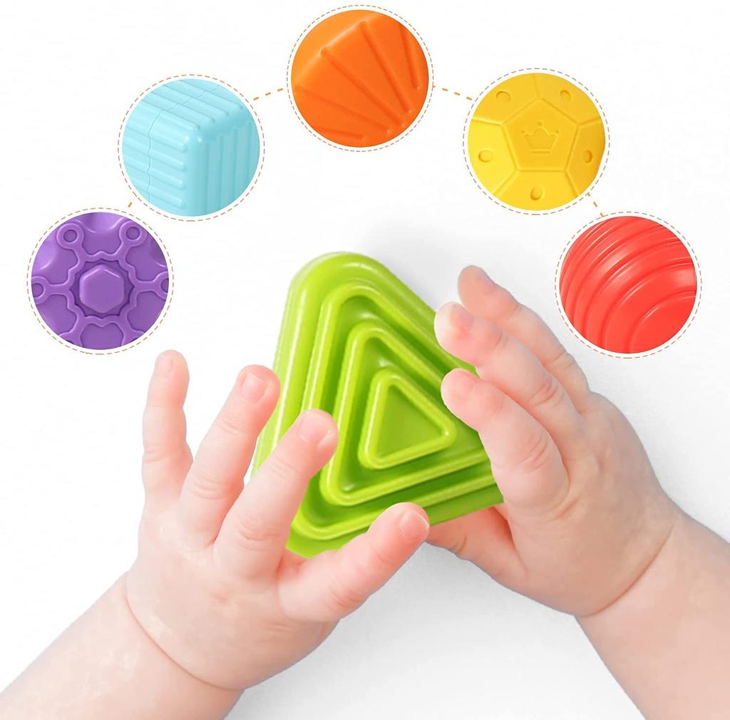 Baby Formensortierspiel Montessori Sensorischer Würfel Sortierspielzeug Motoriktraining Blockspiele Kinder Lernspielzeug Für Kinder