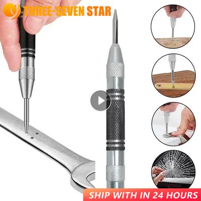 Super Strong Automatic Center Punch Kerner Positioning Spring Loaded Adjustable Marker Wood Glass Press Dent Metal Drill
