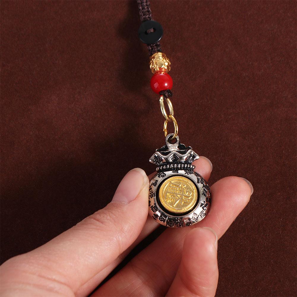 Chinese Style 12 Zodiac Keyring Brass Dragon Keychain Sheep Lucky Bag Pendant  Backpack Decor