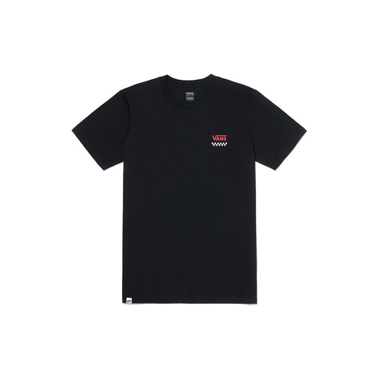 (WMNS) Vans Skateboard Logo Printing Short Sleeve Black Women s VN0A4BRQBLK XL