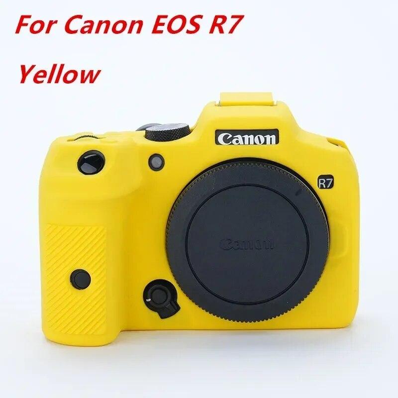 Soft Silicone Skin Case Protective Body Cover Mirrorless DSLR Camera Bag For Canon EOS R8 R7 R6 R5 R RP 70D 80D 4000D T100