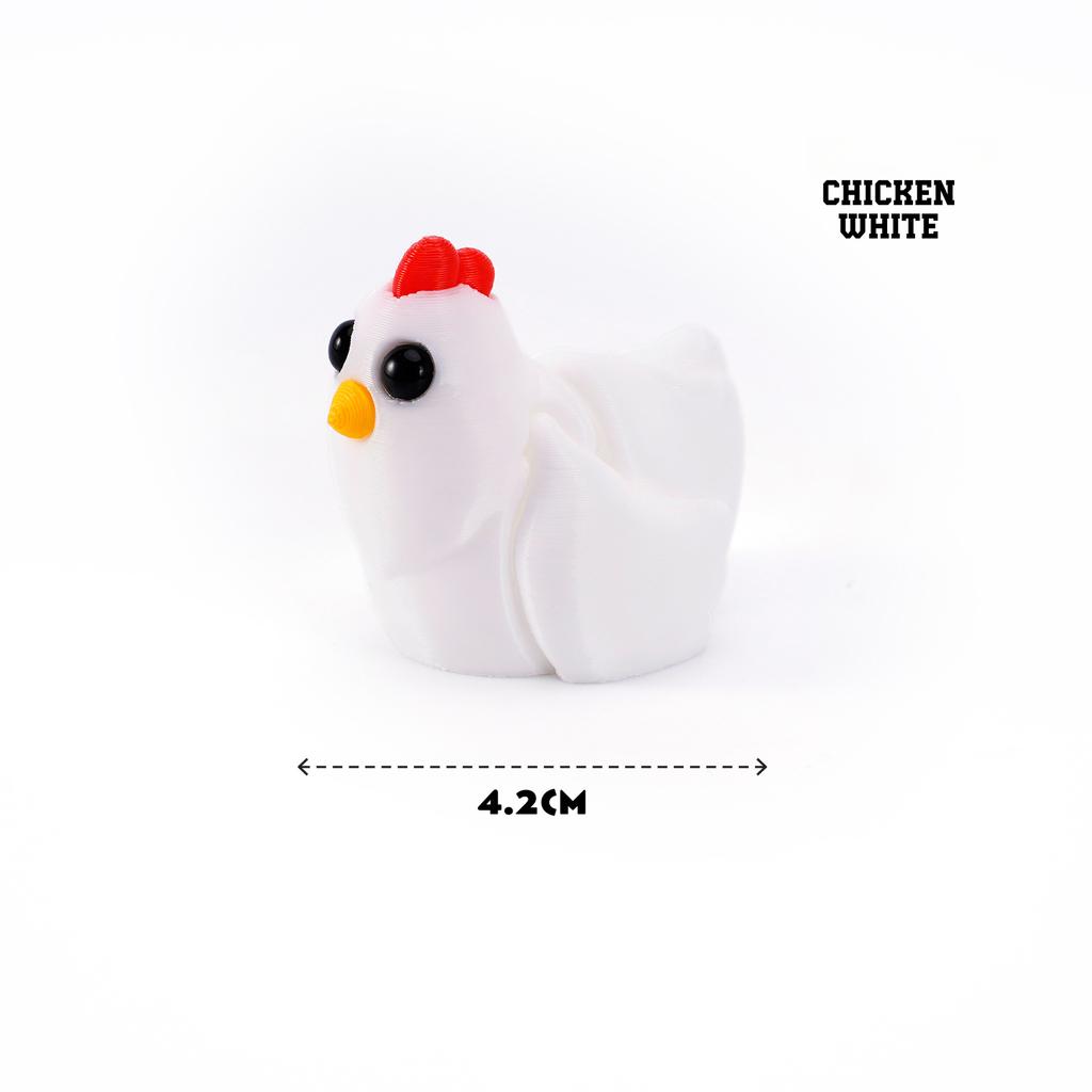 3D Printed Animals Movable Joint Fidget Toy Figurine Simulation Animal Office Desktop Ornament  New Year Gifts Crafts Gift