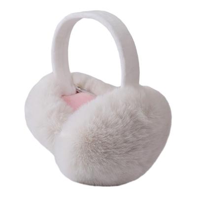 Outdoor Winter Warm Soft Plush Earmuffs Cold Protection Women Men Foldable Earflaps Folding Ear Warmer Gifts
