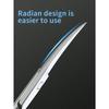 1pc Stainless Steel Eyebrow Trimming Scissors For Fake Eyelashes Trimming, Nose Hair, Beard, Facial Hair Removal Tool