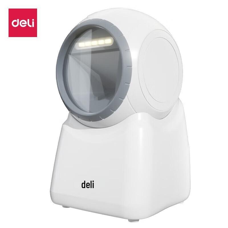 deli 14960 Wireless 2D Platform Barcode Scanner
