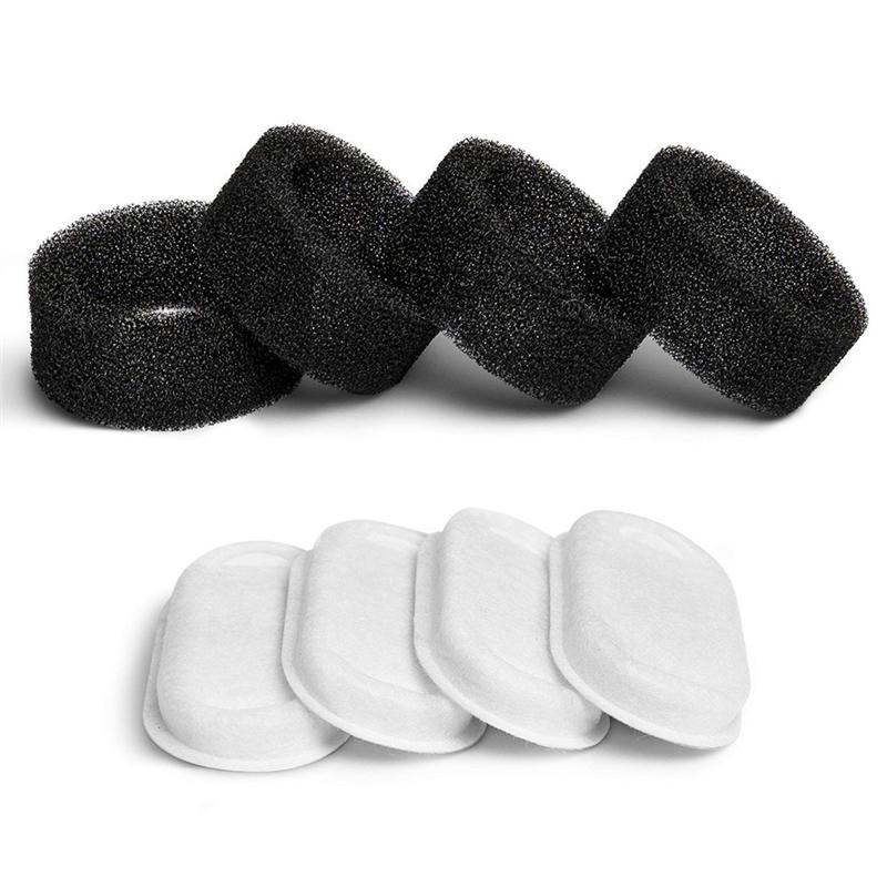 12 SZTUK Filtry Wymienne i Gąbki Pre-Filtra do Fontanny Wodnej dla Kotów Do Automatycznej Fontanny dla Zwierząt Fontanny Wodnej dla Psa Łatwe w Użyciu