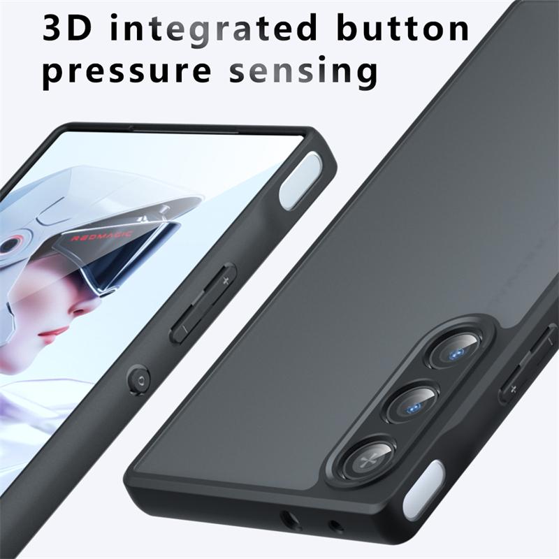 Matte Transparent Case For ZTE nubia RedMagic10 Air Case Matte Cover ZTE nubia RedMagic 10 Air Case For ZTE nubia RedMagic10 Air