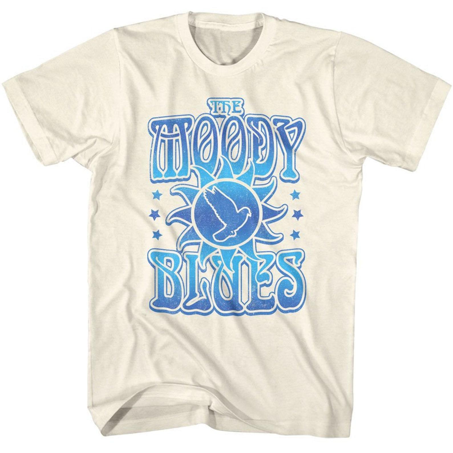 Moody Blues Bird and Sun Natural Adult T-Shirt S