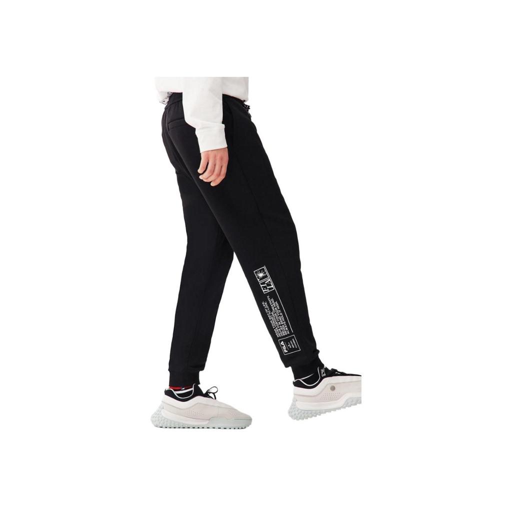 New FILA MIHARA YASUHIRO Collaboration Collection Knitted Sweatpants Men's Black F71M118604F-BK