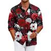 Men's Loose-fitting Casual Button-down Long-sleeved Shirt