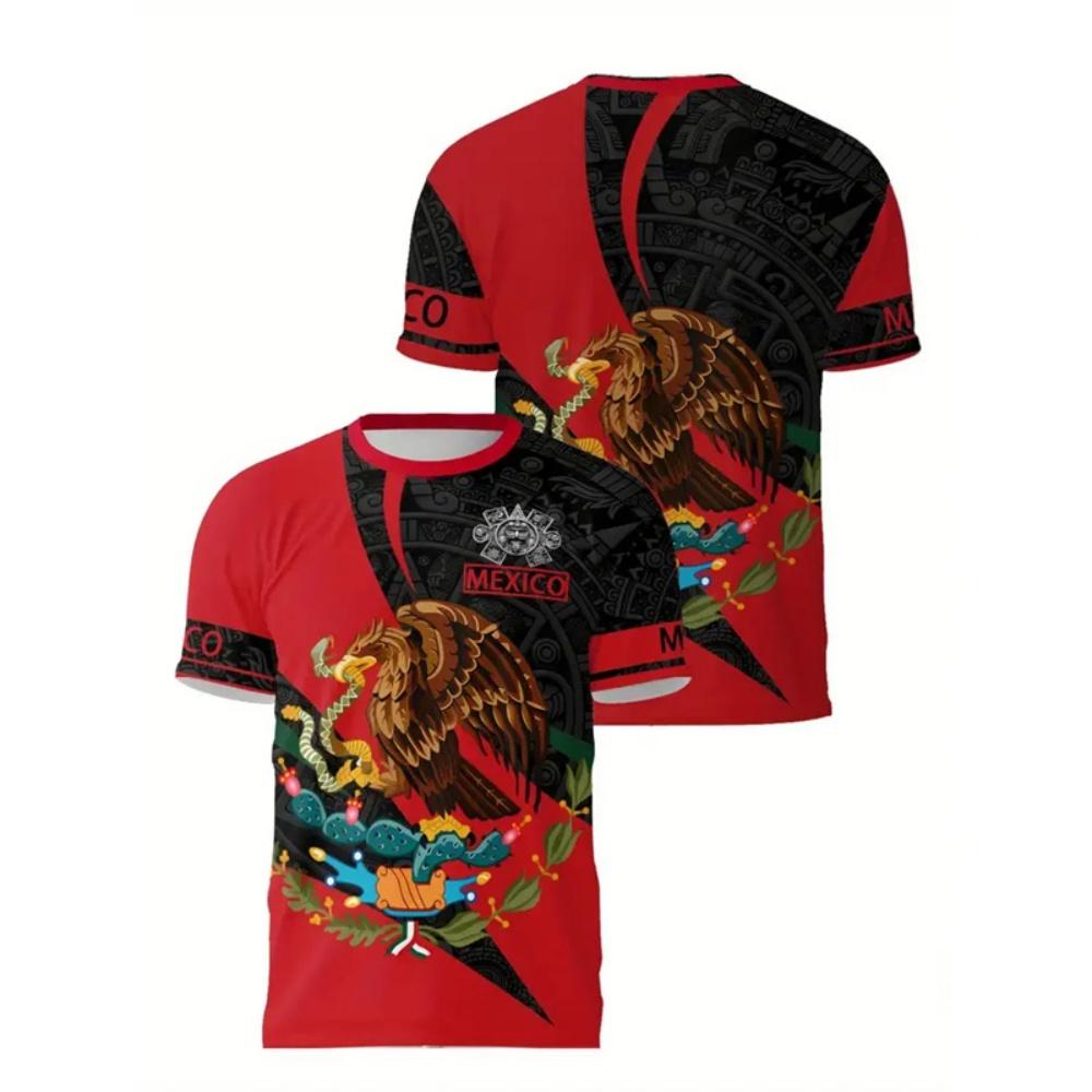 Men's T-shirts Casual Sports Loose Round Neck Short Sleeve Oversized T-Shirt Fashionable Comfortable Loose Soft Breathable Printed 3D T-shirt