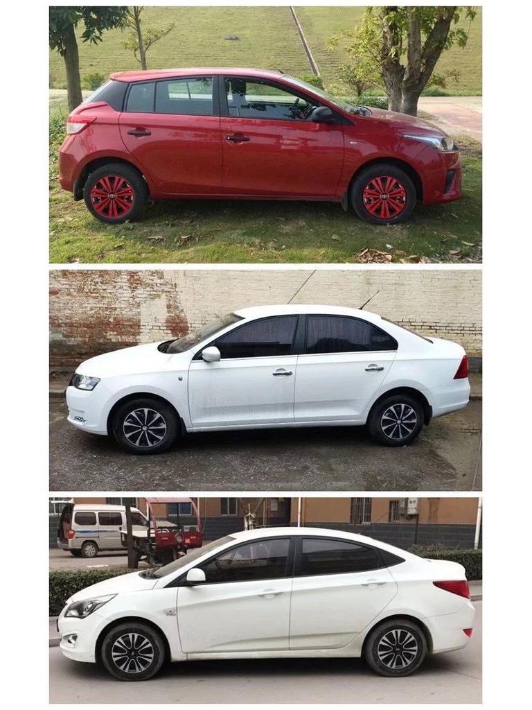 Kompatibel mit Dongfeng Peugeot 301: 15" Radkappen- und Radzierblenden-Set - Dekorativ und Schützend.