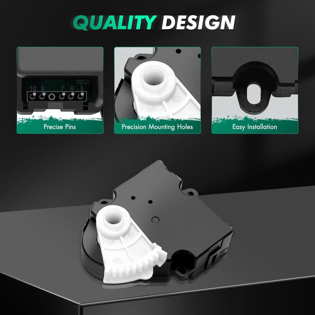 SCITOO 2 Pack 604-110 HVAC Heater Blend Door Actuator Compatible with Chevrolet Trailblazer, GMC Envoy, Envoy XL, Envoy XUV, Buick Rainier, Saab