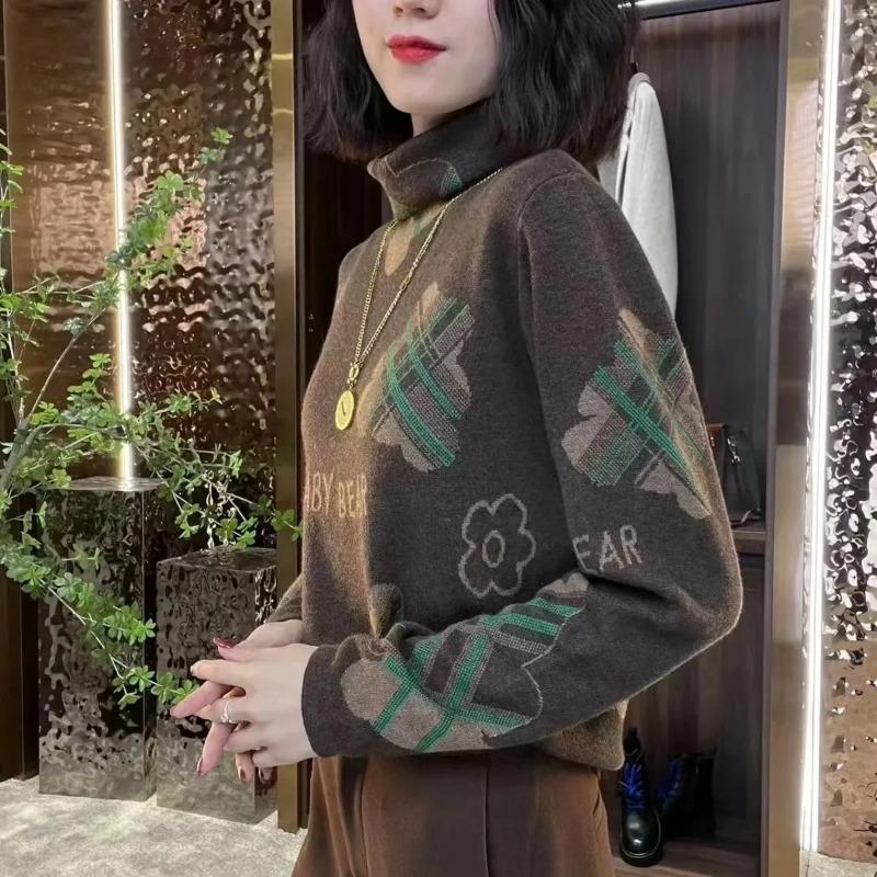 New Warm Half-high Neck Base Shirt Double-sided German Velvet Thickened Versatile Long-sleeved Pullover Top