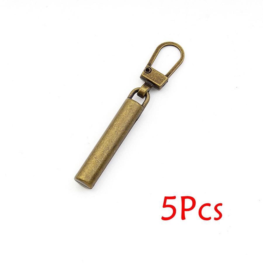 

5 шт., съемник на молнии, конец подходит для веревки, сменный зажим, фиксатор сломанной пряжки, язычок шнура на молнии, дорожная сумка, чемодан, палатка, рюкзак 5 Pcs Copper Color